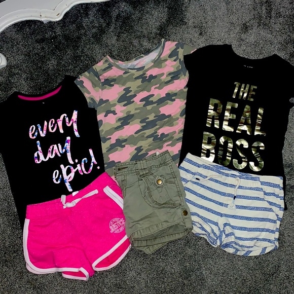 Three children’s outfits assorted brands 7/8